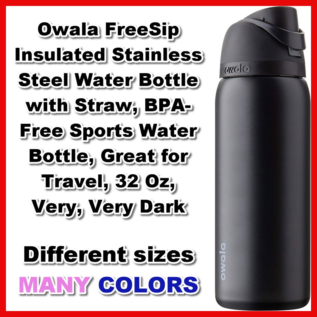 Owala FreeSip Insulated Stainless Steel Water Bottle with Straw